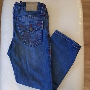 True Religion Denim Jean's with Red Stiching